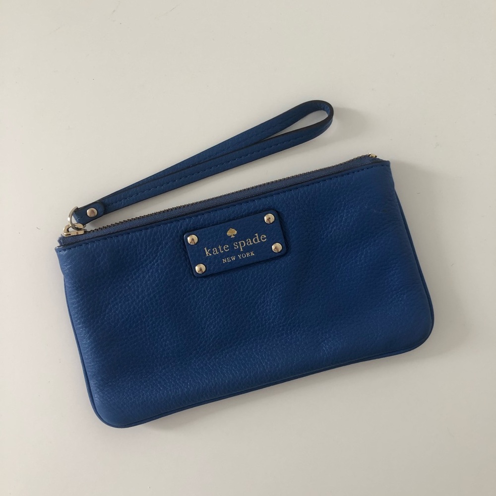 Kate Spade ♠️ Blue Wristlet